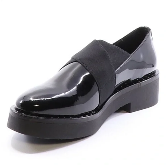 BOS & Co studded patent leather loafer / oxford 39 us8 - Picture 10 of 15